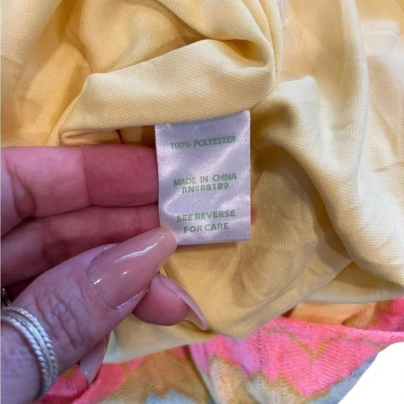 Lilly Pulitzer - Multicolor Zig Zag sleeveless Mini Dress Size Medium - Picture 9 of 15